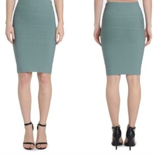 Romeo & Juliet Couture • Sage Green Bandage Skirt